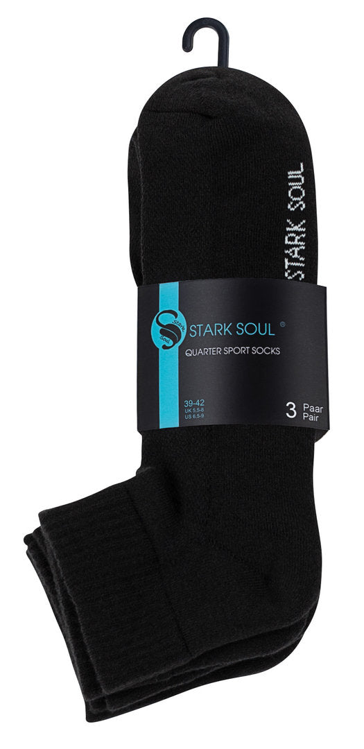 3 db férfi Stark Soul sport bokazokni, 2100, fekete