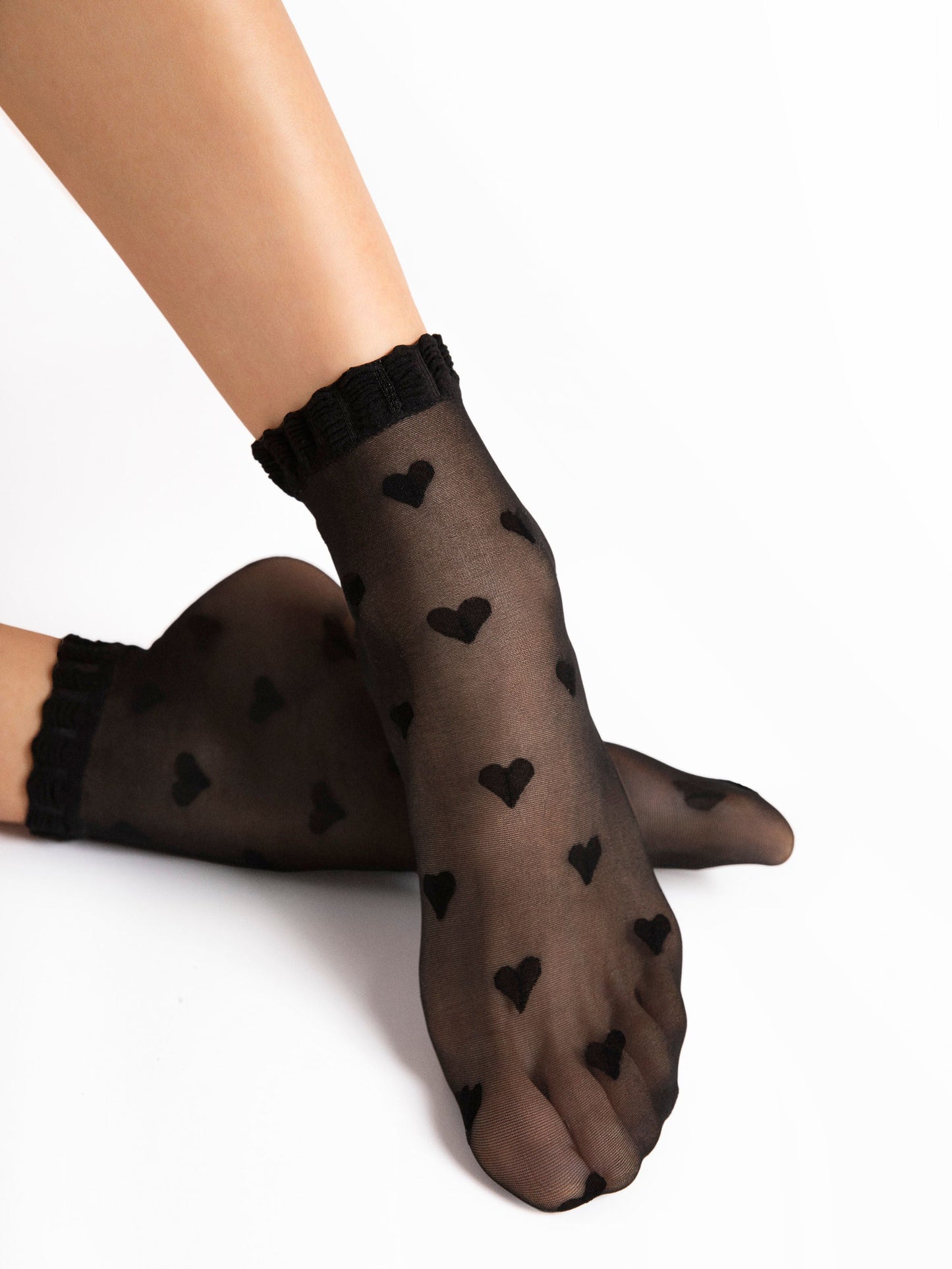 Fiore najlonske nogavice Kokoro, 20 den črne