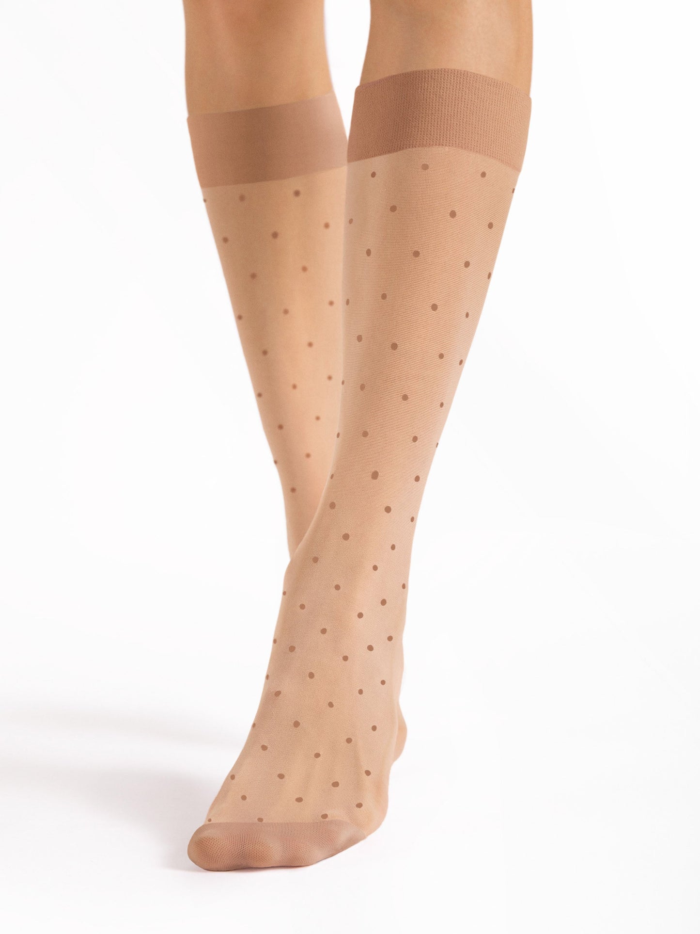 Fiore térdharisnya Dots Massage, 20 den