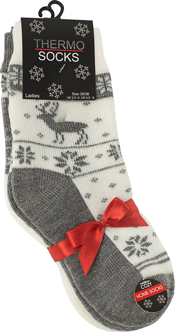 2 pár hópelyhes termo zokni VCA, 4109