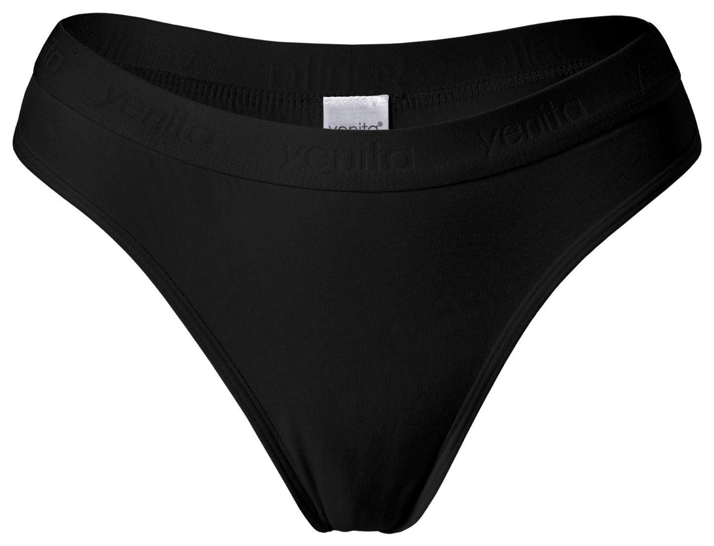 Női pamut tanga Sport 3/1, Yenita 5054 fekete