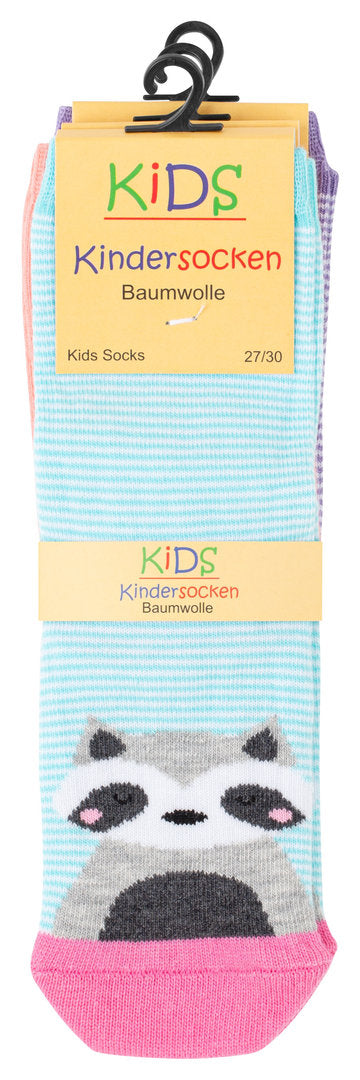 3 pár lány zokni VCA, állatokat 6027