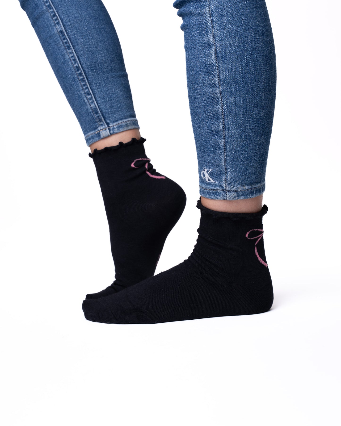 6 pár női guminélküli zokni, félmagas 5826 mini vegyes minták