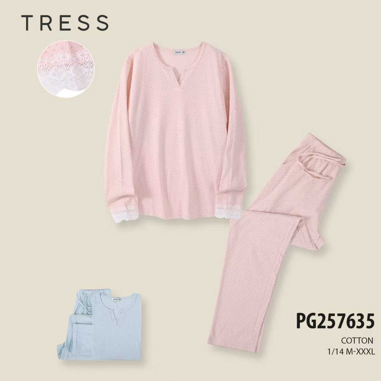 Női pizsama, Tress 7635 mini pöttyök