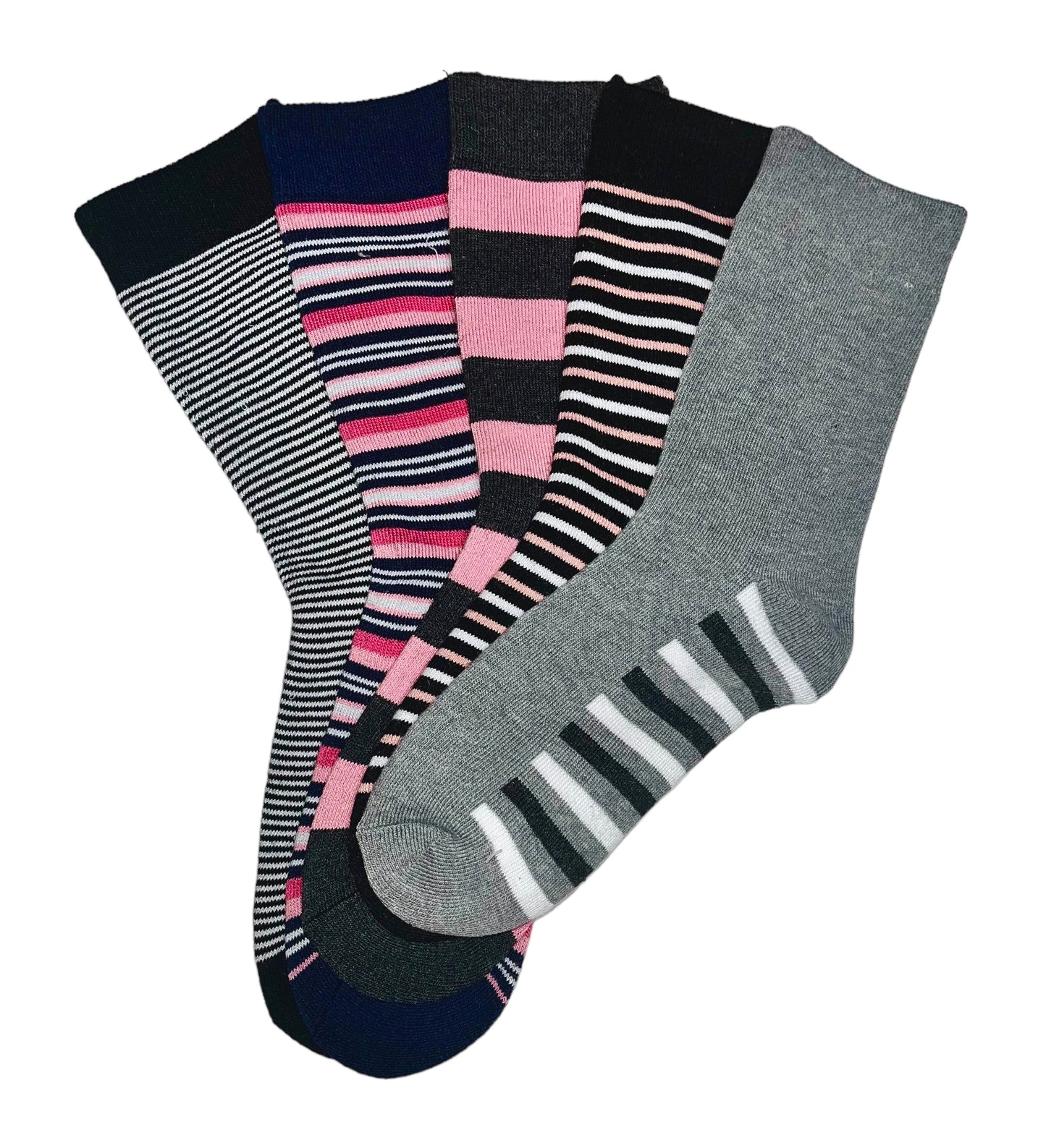 5 pár női vastag nadrág, csíkos 5656