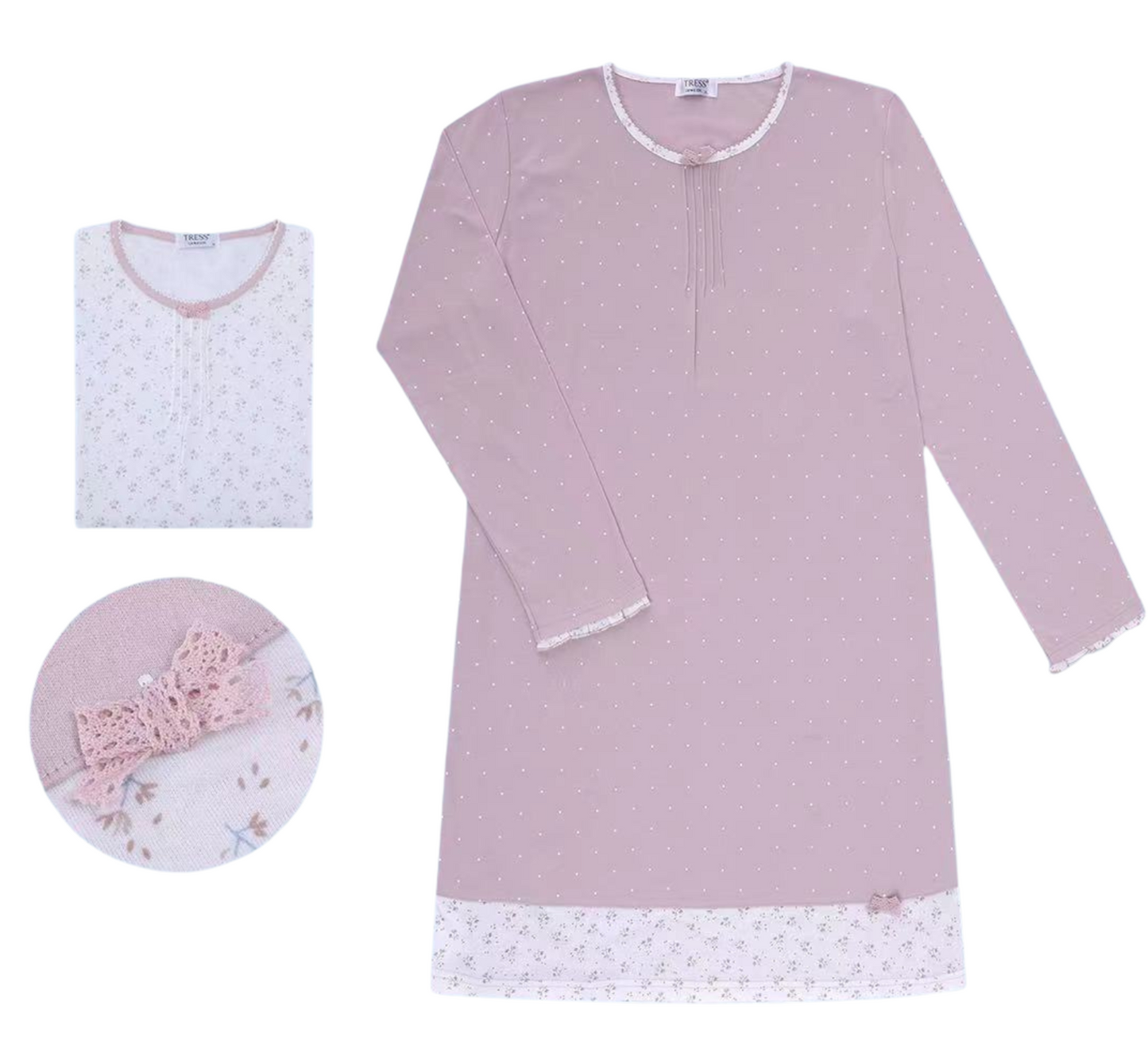 Női hálóing Tress, rózsaszín CA220875