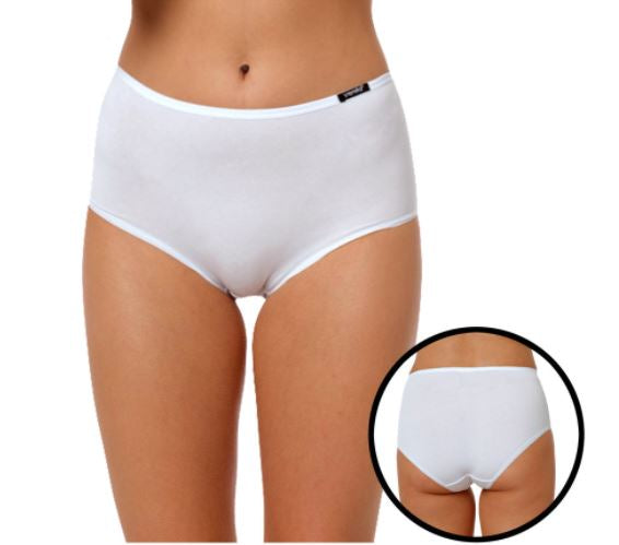 Női pamut magasderekű slip bugyi 3/1, VCA 5100