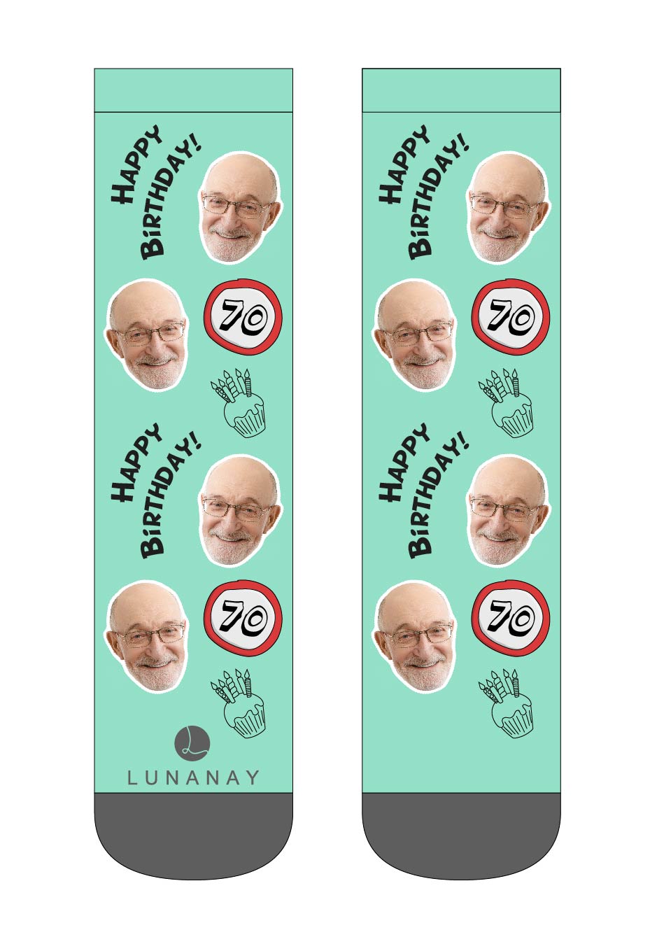 Személyre szabott zokni, 70 év