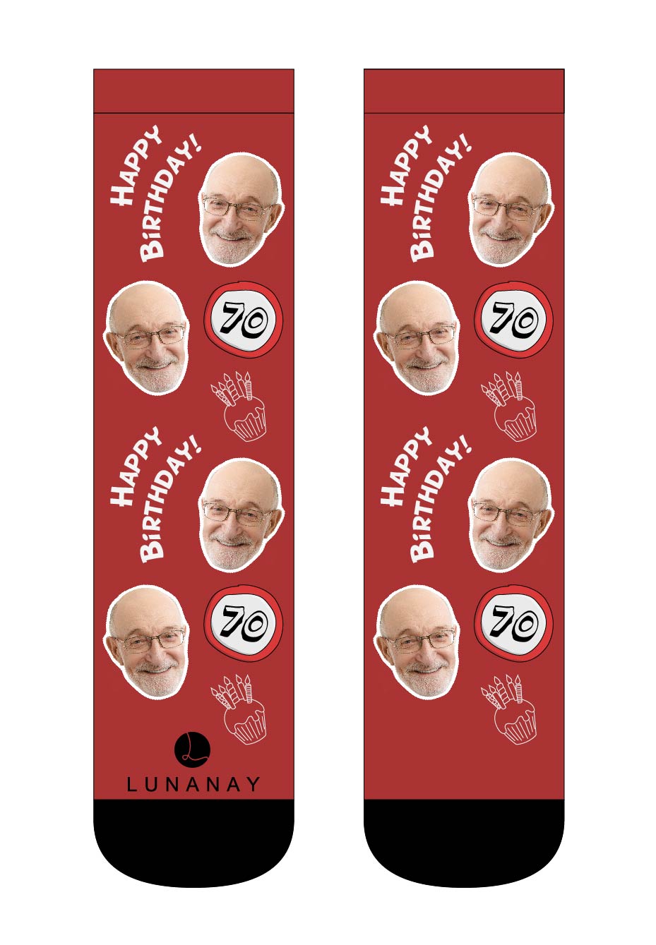 Személyre szabott zokni, 70 év