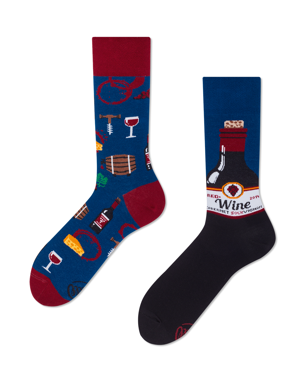 Cabernet Sockvignon Many mornings mintás zokni