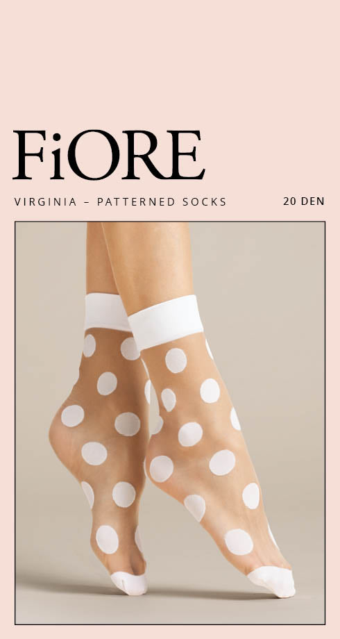 Fiore női nylon bokaharisnya Virginia, 20 DEN