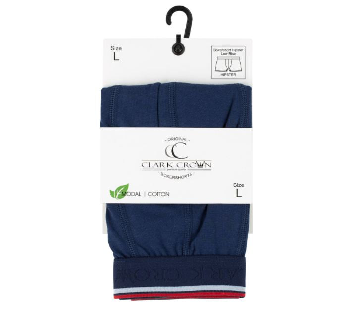 Férfi modál boxeralsó Clark Crown, kék