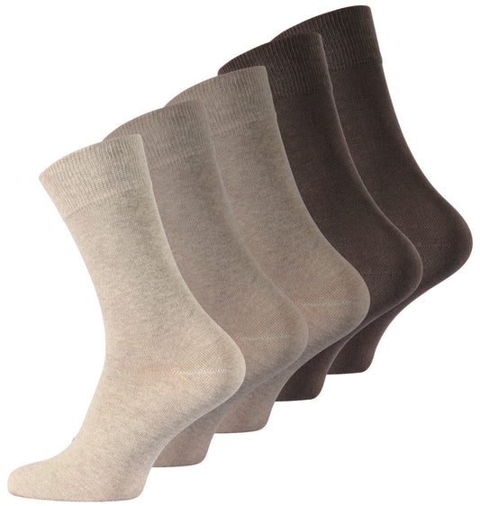 5 pár férfi zokni 'Prime', VCA 2065 barna