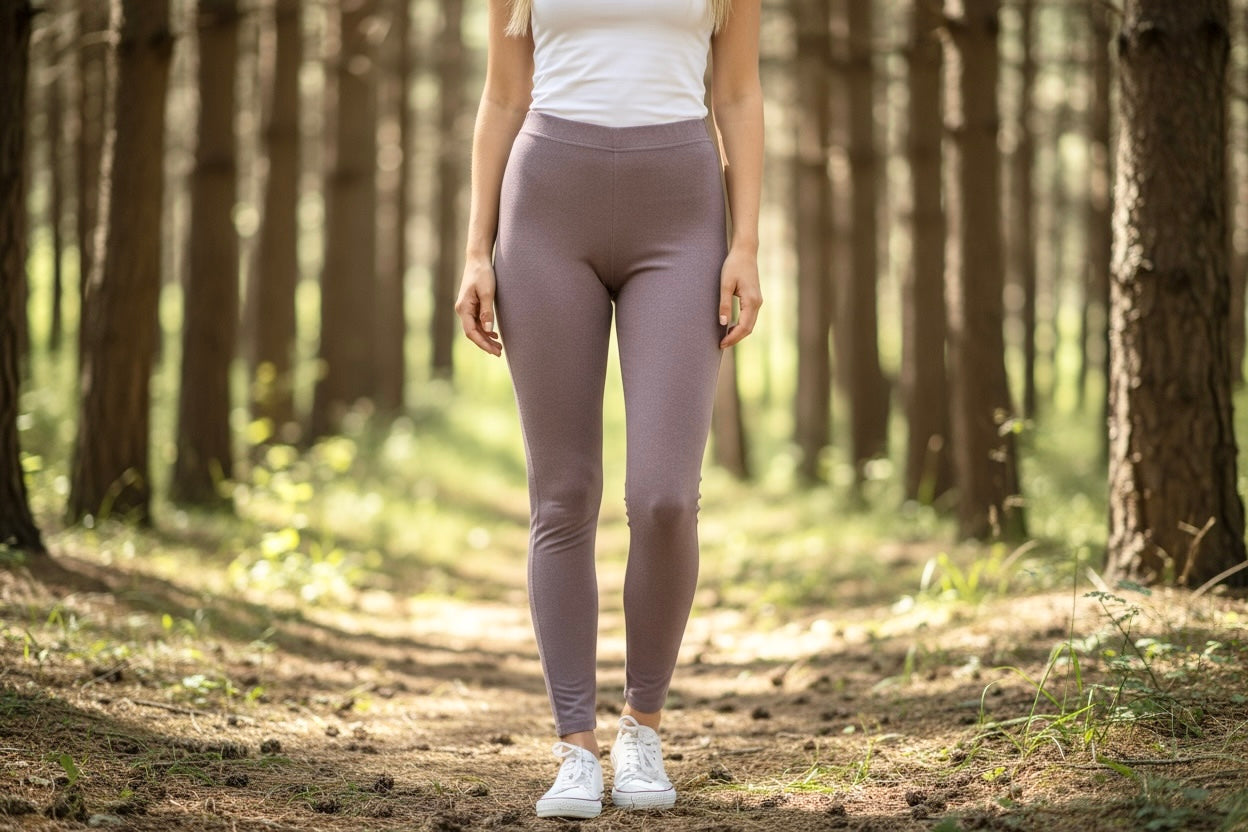 Puha, meleg bársonyhatású leggings, 2300 bézs