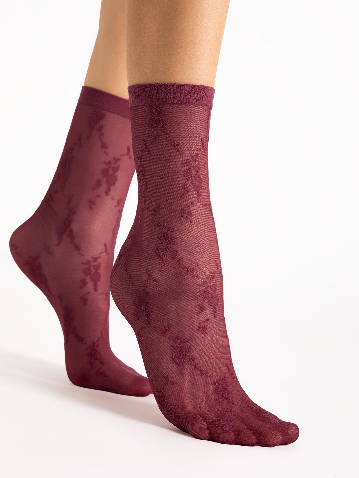 Fiore nejlon zokni Rosa, 20 den, piros