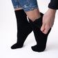 3 pár fekete guminélküli zokni, 6280 fekete