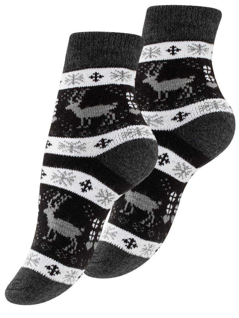 2 pár termo zokni hópelyhekkel VCA, 4107