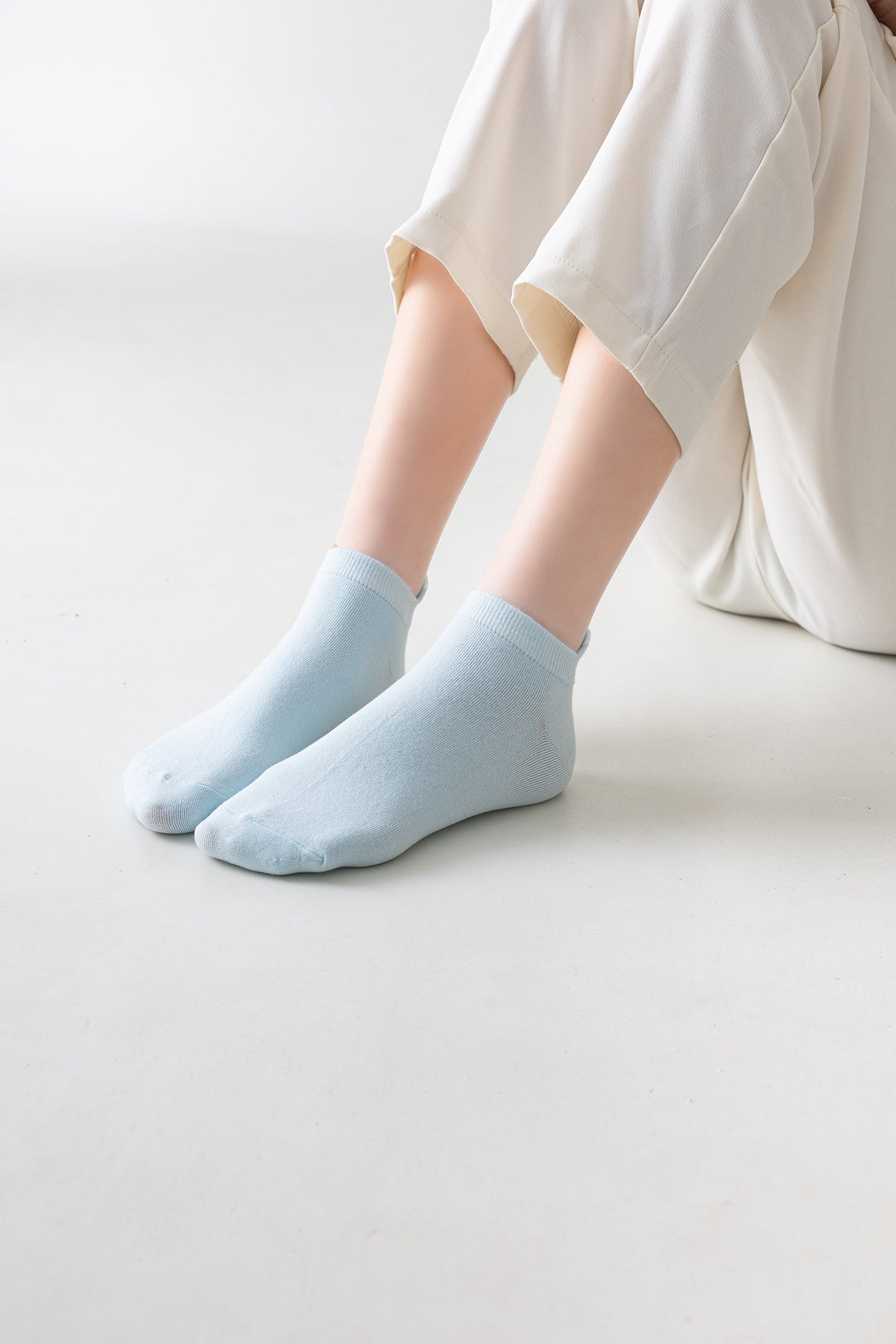 6 pár női alacsony szárú zokni, szív mintás 5607