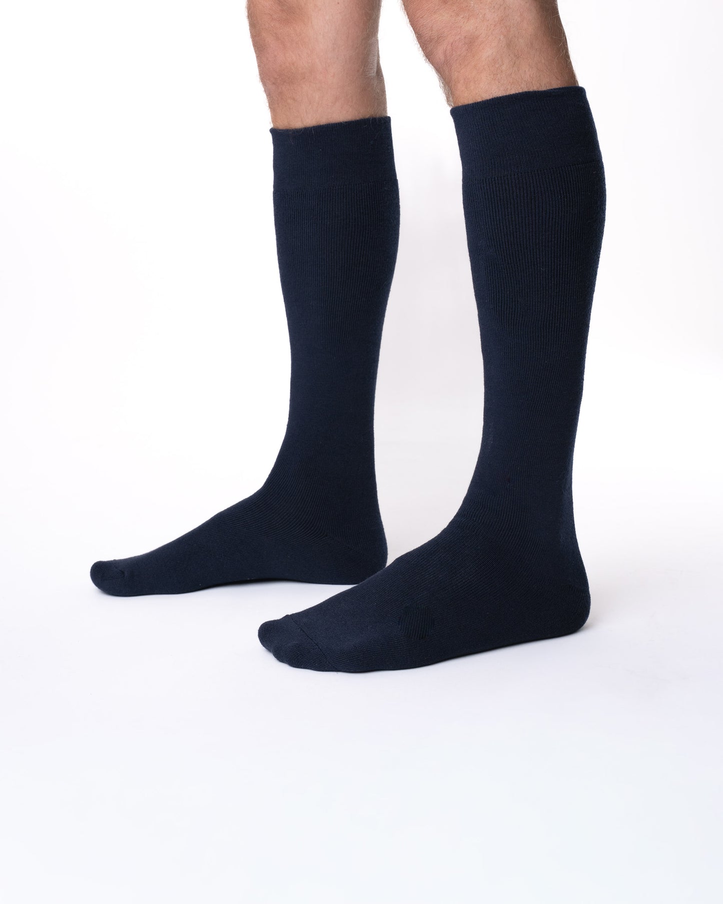 5 pár férfi guminélküli térdzokni, 6308