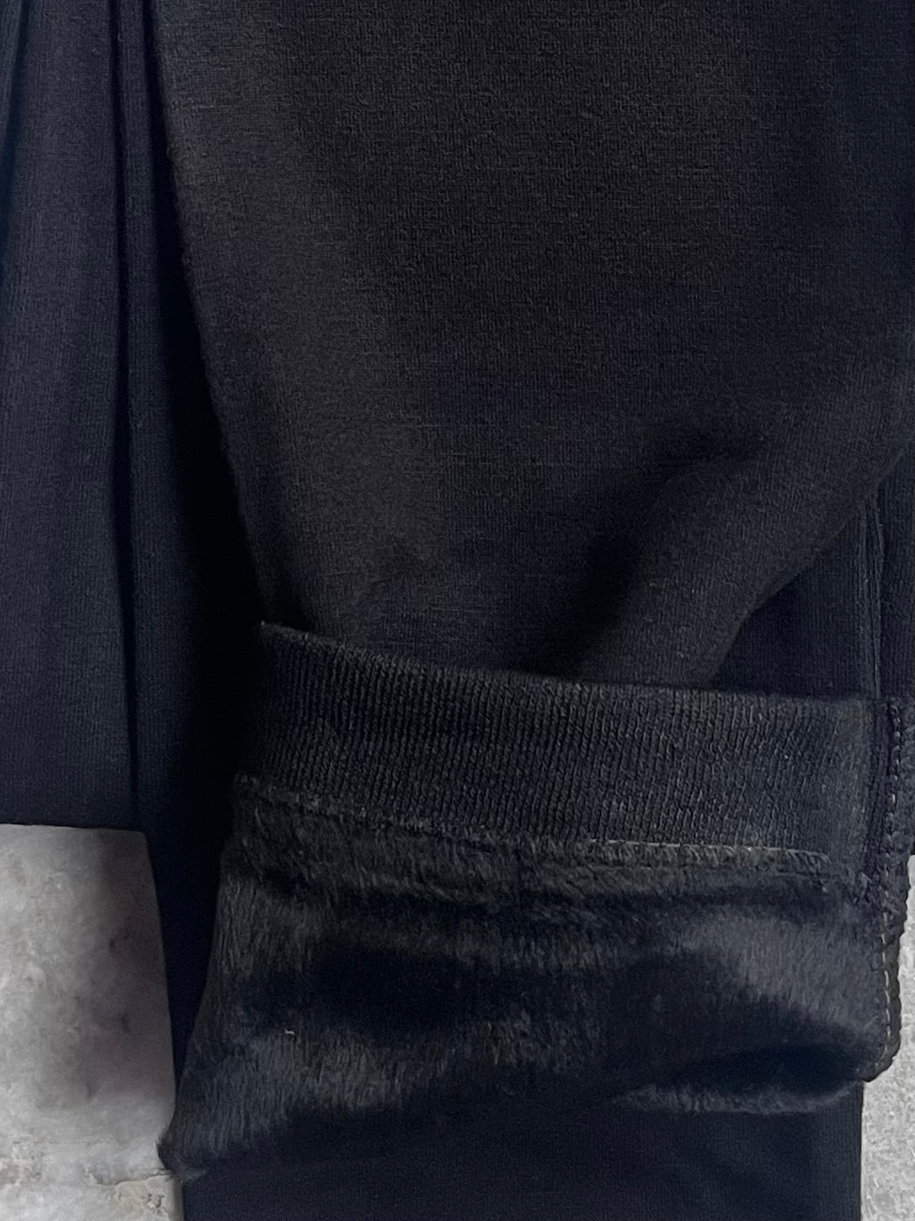 Pamut leggings plus size méretekhez, thermo 2513 fekete