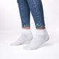 6 pár guminélküli titok zokni, fehér 6457