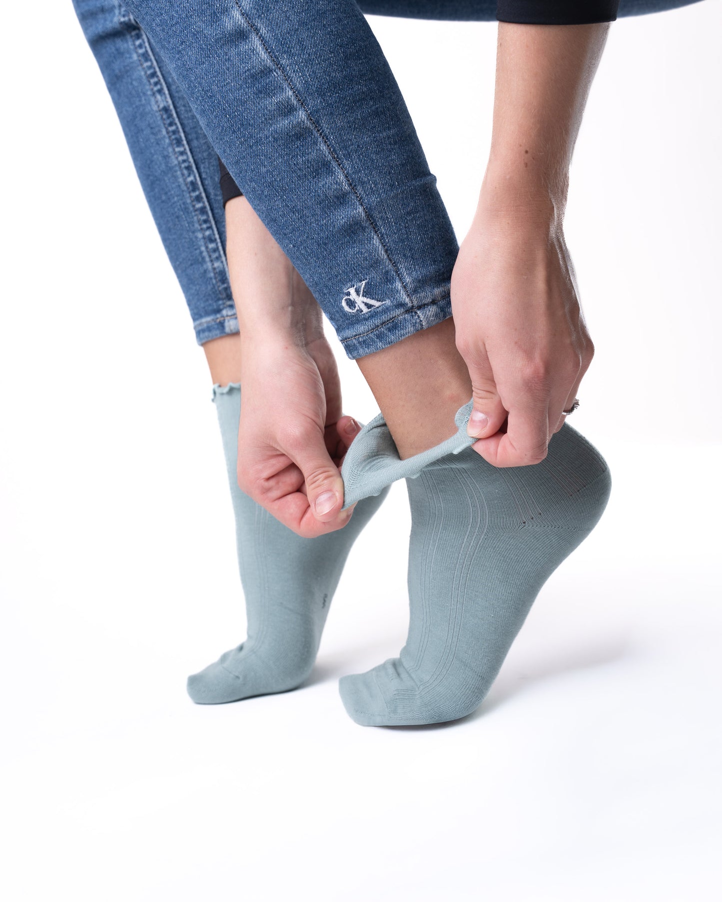 6 pár női antibakteriális guminélküli és varrás zokni, mix 5859