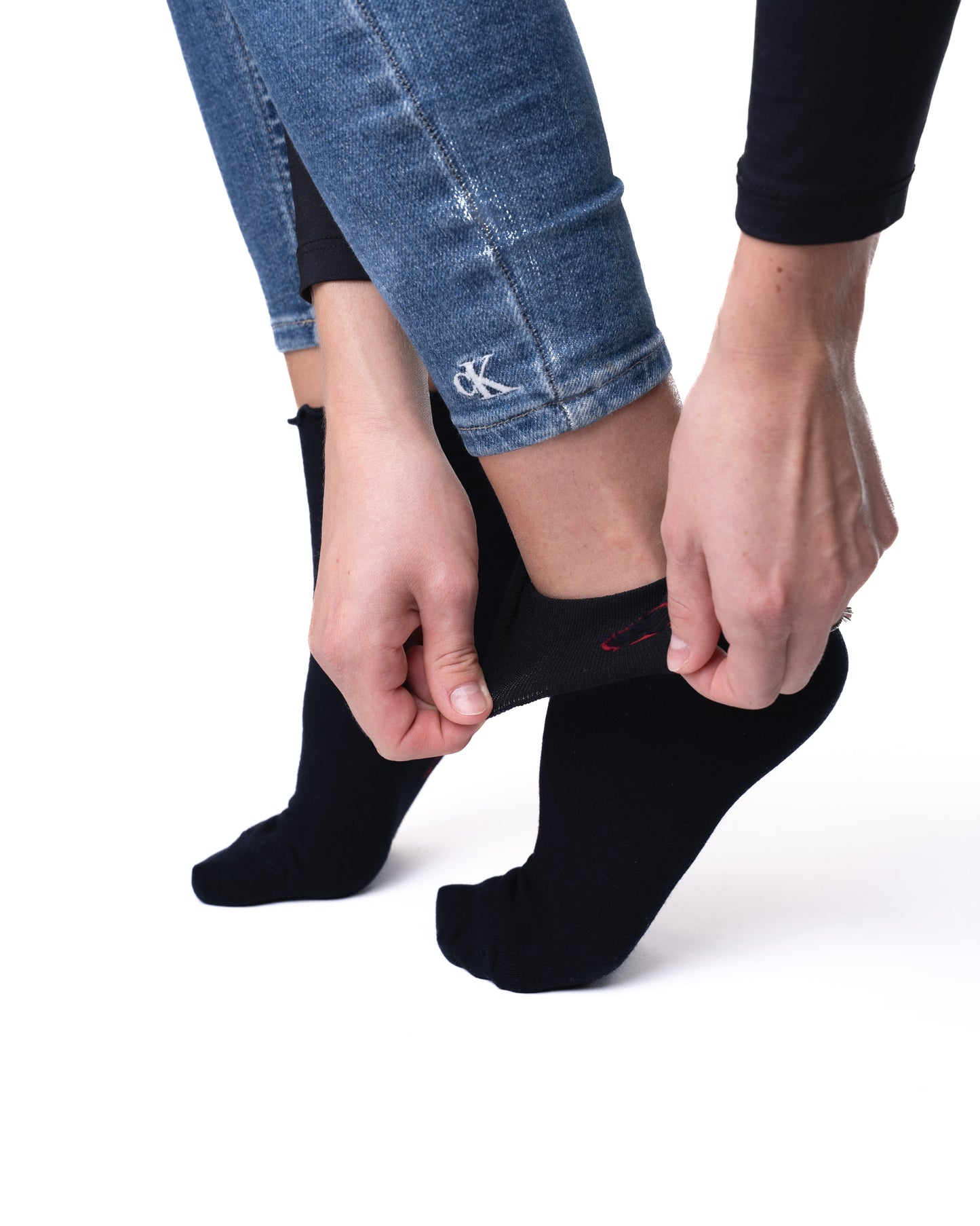 6 pár női guminélküli zokni, félmagas szív 5563 MIX