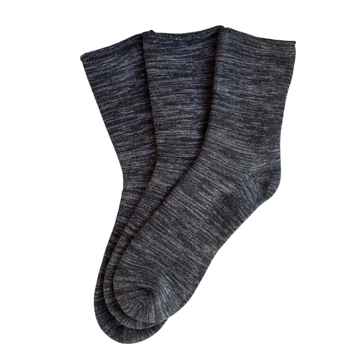 3 pár vastag, gumi nélküli termo férfi zokni, 6580 bambusz