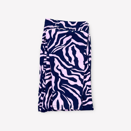 Pamut leggings nagyobb méretekhez 1639, zebra rózsaszín