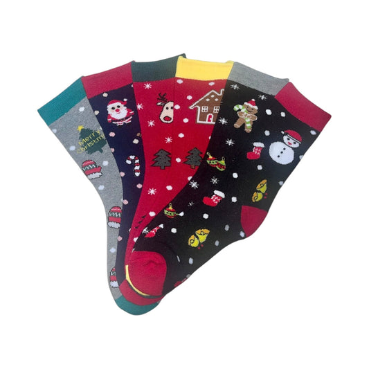 3 pár vastag gyerekzokni, karácsony 7254