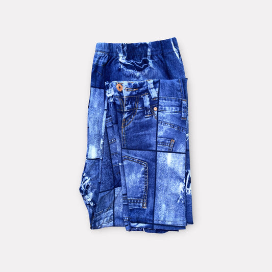 Pamut leggings nagyobb méretekhez 1639, mozaik jeans