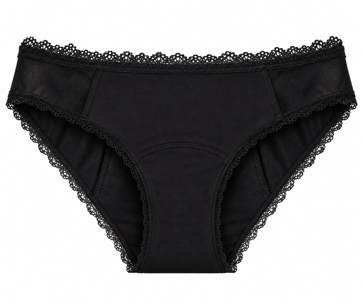 Ivy – menstruációs bugyi, fekete