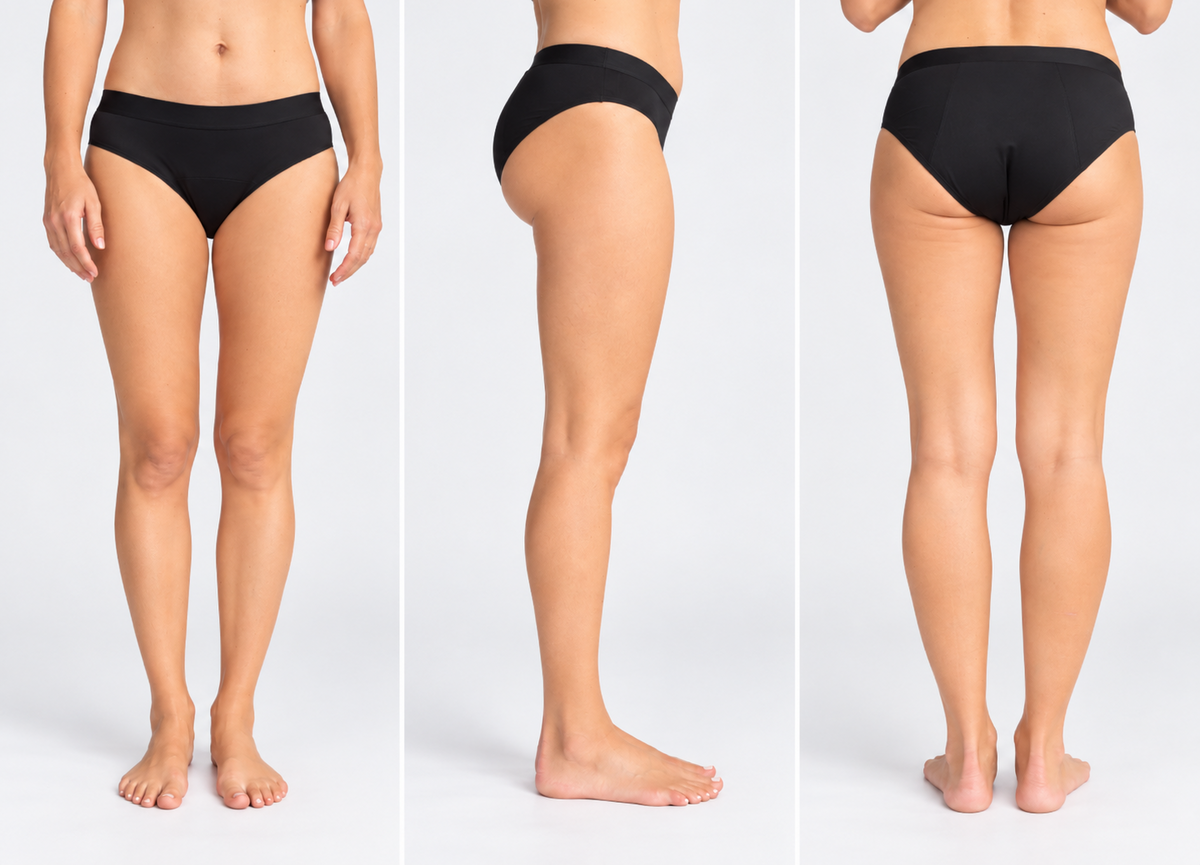 Mia – menstruációs bugyi, fekete