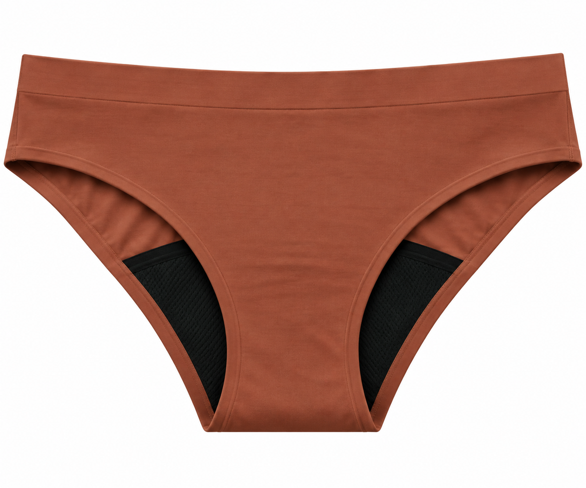Mia – menstruációs bugyi, barna