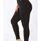 Kék pamut leggings nagyobb méretekhez 1639