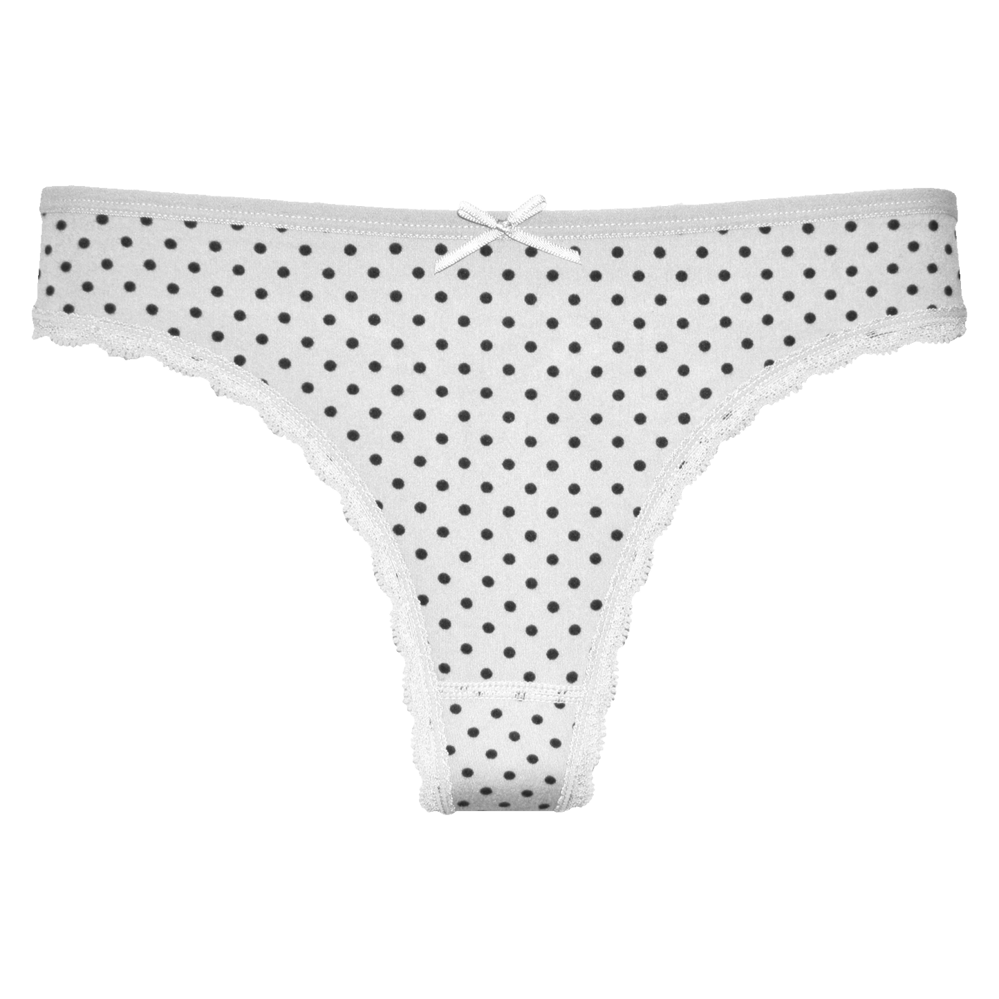 női pamut tanga pöttyökkel, Fine Woman 818