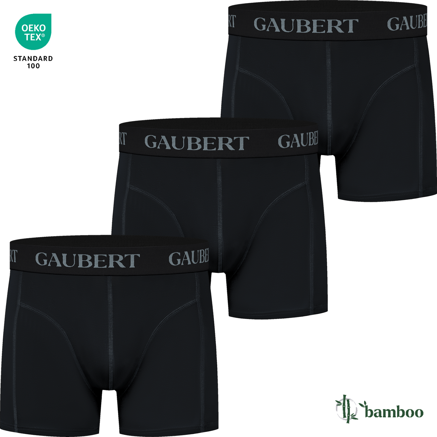 3x férfi bambusz boxeralsó, Gaubert 017