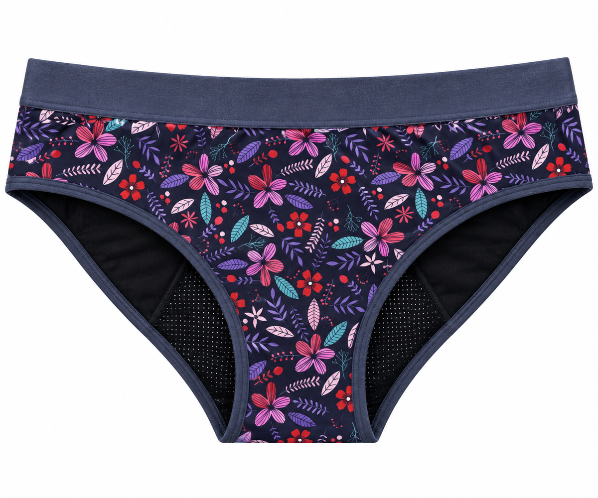 Sofia – menstruációs bugyi, kék mintás