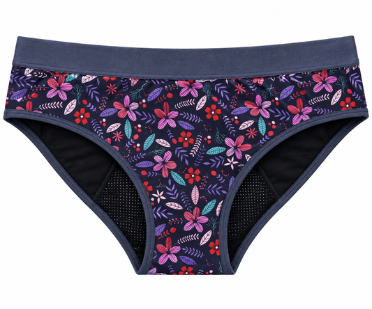 Sofia – menstruációs bugyi, kék mintás
