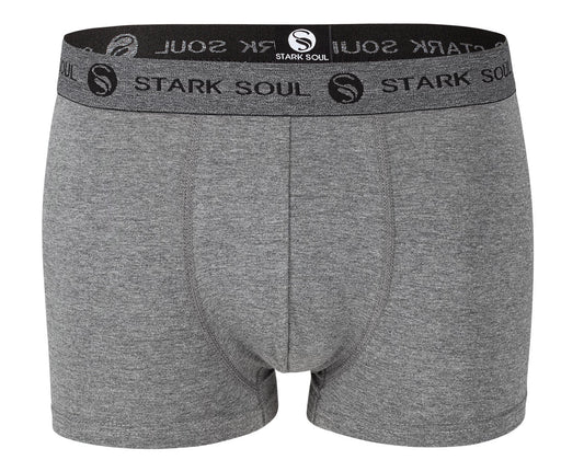 Férfi pamut boxeralsó Stark Soul, szürke színben