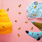 Bee Bee Many mornings mintás zokni