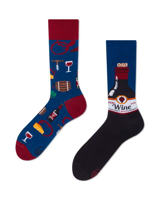 Cabernet Sockvignon Many mornings mintás zokni