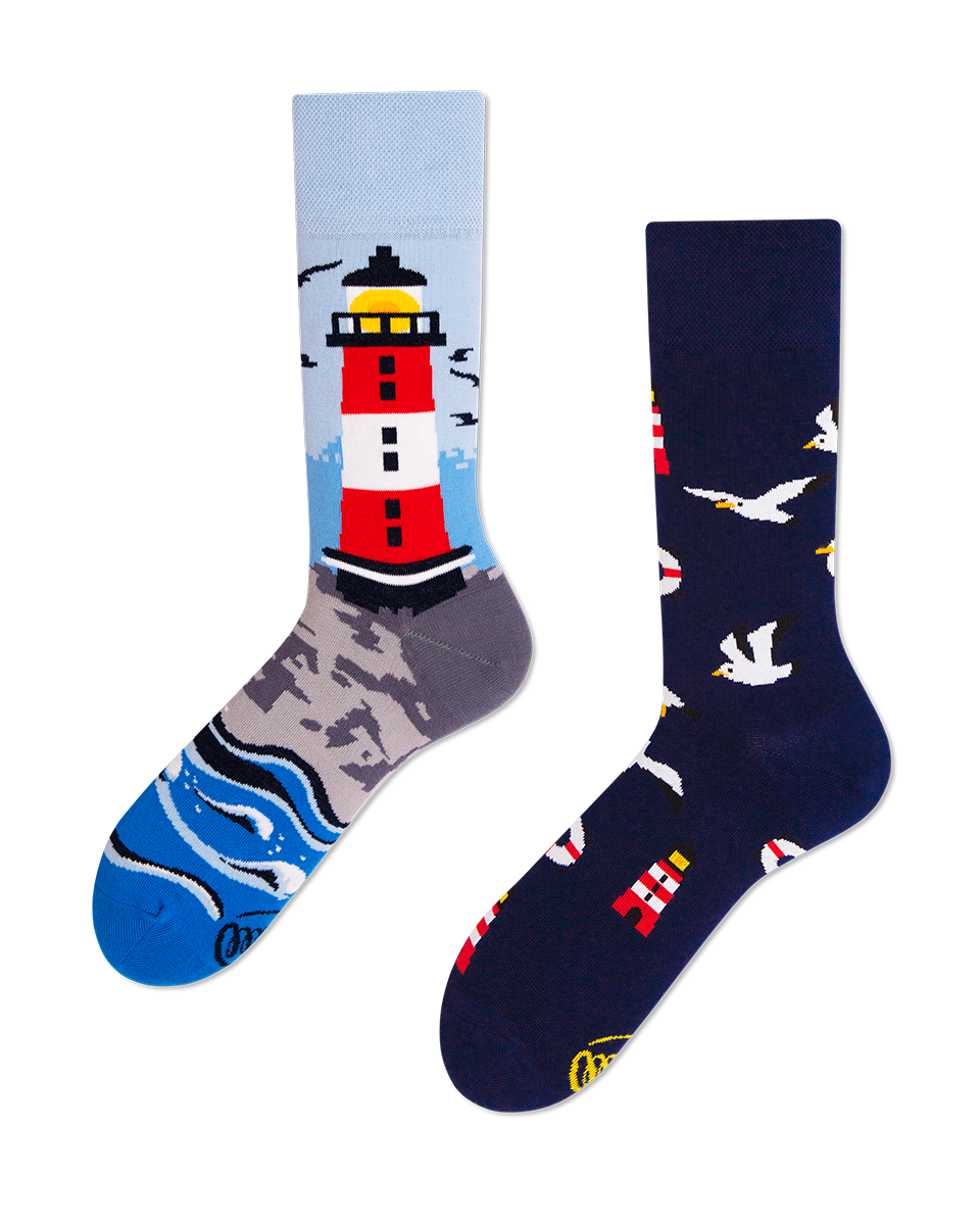 Nordic Lighthouse Many mornings mintás zokni
