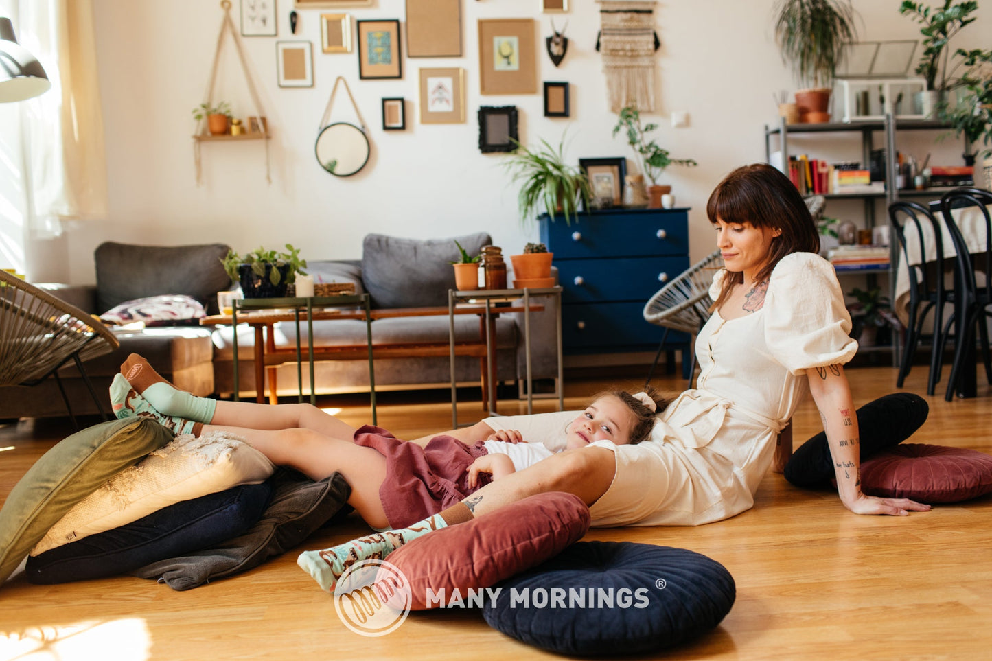 Nordic Lighthouse Many mornings mintás zokni